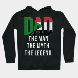 Sudanese Dad The Man The Myth The Legend - Gift for Sudanese Dad With Roots From Sudanese Hoodie